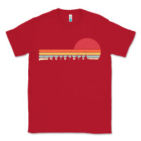 Red Rowing . Retro Style  For Rower Classic Tee - FloraArt
