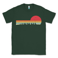 Sports Green Rowing . Retro Style  For Rower Classic Tee - FloraArt