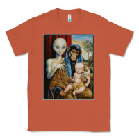 Copper alien chimp baby religion conspiracy poster Classic Tee - FloraArt