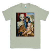 Matcha alien chimp baby religion conspiracy poster Classic Tee - FloraArt