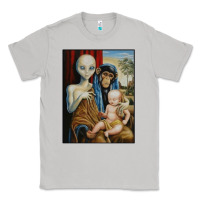 Moon Dust alien chimp baby religion conspiracy poster Classic Tee - FloraArt