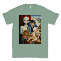 Sage alien chimp baby religion conspiracy poster Classic Tee - FloraArt