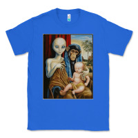 True Royal alien chimp baby religion conspiracy poster Classic Tee - FloraArt