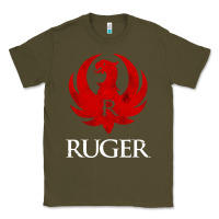 Army Green vintage ruger Classic Tee - FloraArt