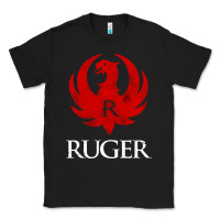Black vintage ruger Classic Tee - FloraArt