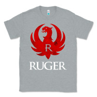 Heather Grey vintage ruger Classic Tee - FloraArt