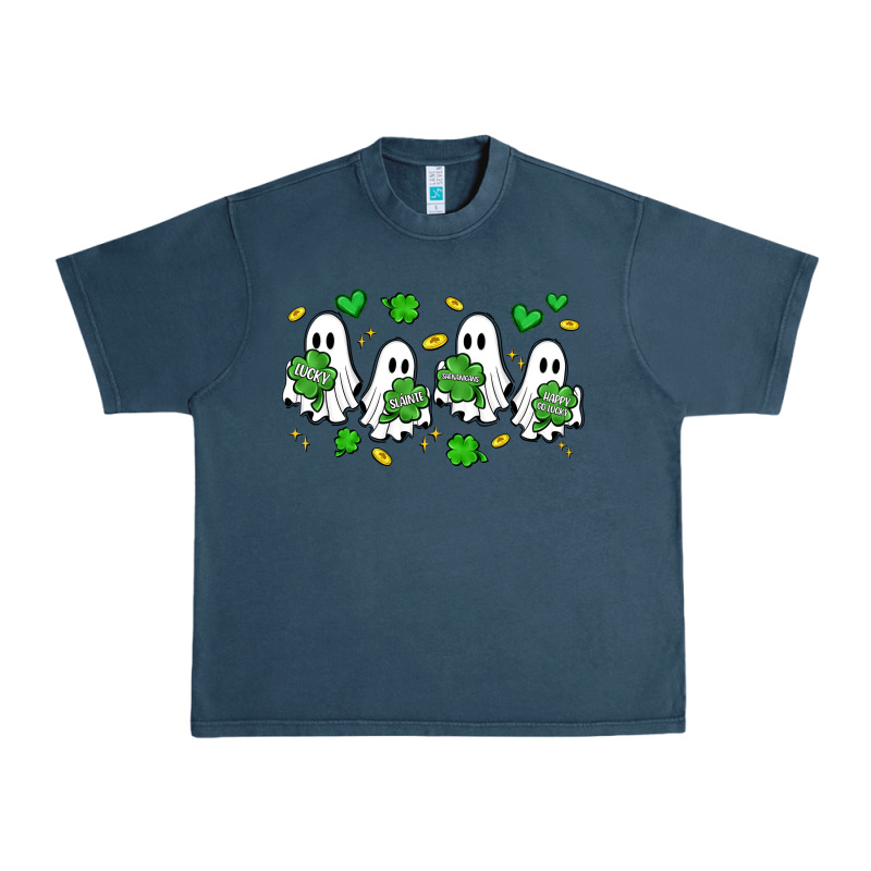 Clover Ghostie St.patrick's Day Urban Heavy Tee by Artiststas | Teevron