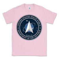 Bubblegum Pink Official United States Space Force USSF Military Patch Classic Tee - FloraArt