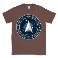 Chestnut Official United States Space Force USSF Military Patch Classic Tee - FloraArt
