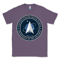 Lavender Official United States Space Force USSF Military Patch Classic Tee - FloraArt
