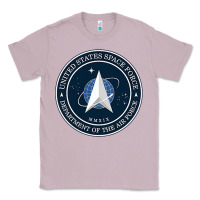 Lilac Official United States Space Force USSF Military Patch Classic Tee - FloraArt