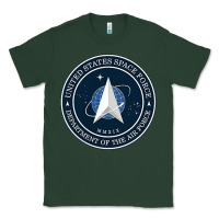 Sports Green Official United States Space Force USSF Military Patch Classic Tee - FloraArt