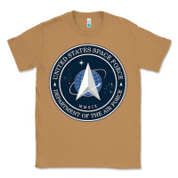 Toasted Coconut Official United States Space Force USSF Military Patch Classic Tee - FloraArt