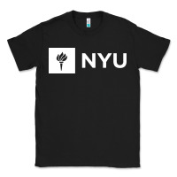Black nyu new york university Classic Tee - FloraArt