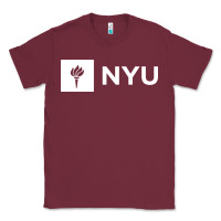 Burgundy nyu new york university Classic Tee - FloraArt