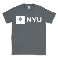 Charcoal Heather nyu new york university Classic Tee - FloraArt