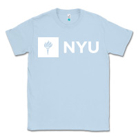 Dusty Blue nyu new york university Classic Tee - FloraArt