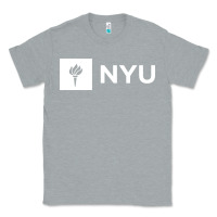 Heather Grey nyu new york university Classic Tee - FloraArt