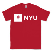 Red nyu new york university Classic Tee - FloraArt