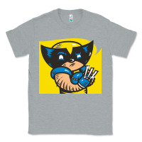 Heather Grey snikt i, wolverine Classic Tee - FloraArt