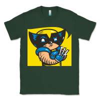 Sports Green snikt i, wolverine Classic Tee - FloraArt