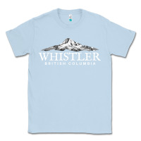 Dusty Blue whistler british columbia shirt long sleeve, mountain tee Classic Tee - FloraArt
