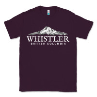 Plum whistler british columbia shirt long sleeve, mountain tee Classic Tee - FloraArt