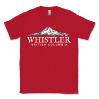 Red whistler british columbia shirt long sleeve, mountain tee Classic Tee - FloraArt