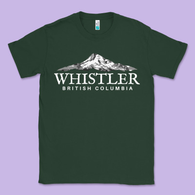 Whistler British Columbia Shirt Long Sleeve, Mountain Tee Classic Tee Designed By Floraart