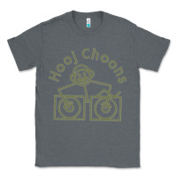 Charcoal Heather Hooj Choons (Olive Green) Classic Tee - FloraArt