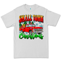 Dove Grey Small town Christmas Premium Tee - CowhideDigitalArt