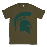 Army Green the michigan state spartans Classic Tee - FloraArt