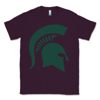 Plum the michigan state spartans Classic Tee - FloraArt