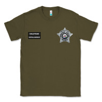 Army Green CHICAGO P.D - DETECTIVE JAY HALSTEAD - INTELLIGENCE BADGE VEST Classic Tee - FloraArt