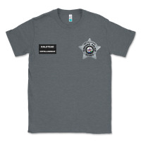 Charcoal Heather CHICAGO P.D - DETECTIVE JAY HALSTEAD - INTELLIGENCE BADGE VEST Classic Tee - FloraArt