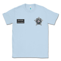 Dusty Blue CHICAGO P.D - DETECTIVE JAY HALSTEAD - INTELLIGENCE BADGE VEST Classic Tee - FloraArt