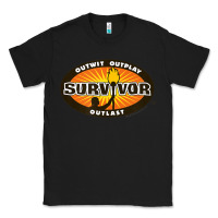 Black Survivor Outwit, Outplay, Outlast Classic Tee - FloraArt