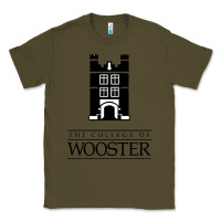 Army Green college of wooster Classic Tee - FloraArt