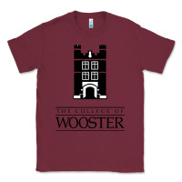 Burgundy college of wooster Classic Tee - FloraArt