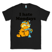 Black i hate monday Classic Tee - FloraArt