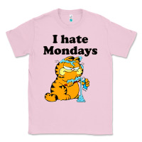 Bubblegum Pink i hate monday Classic Tee - FloraArt