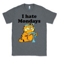 Charcoal Heather i hate monday Classic Tee - FloraArt