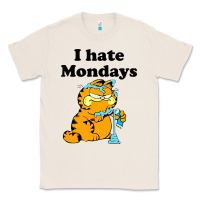 Natural i hate monday Classic Tee - FloraArt