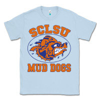 Dusty Blue Sclsu Muddogs Classic Tee - FloraArt