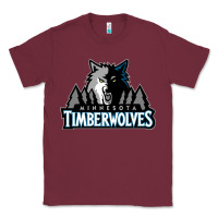 Burgundy timberwolves Classic Tee - FloraArt