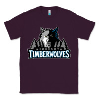 Plum timberwolves Classic Tee - FloraArt