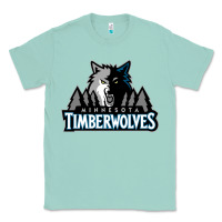 Seafoam timberwolves Classic Tee - FloraArt