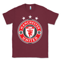 Burgundy United manchester Classic Tee - FloraArt