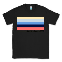 Black biarritz france 1990 Classic Tee - FloraArt