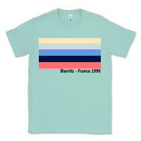 Seafoam biarritz france 1990 Classic Tee - FloraArt